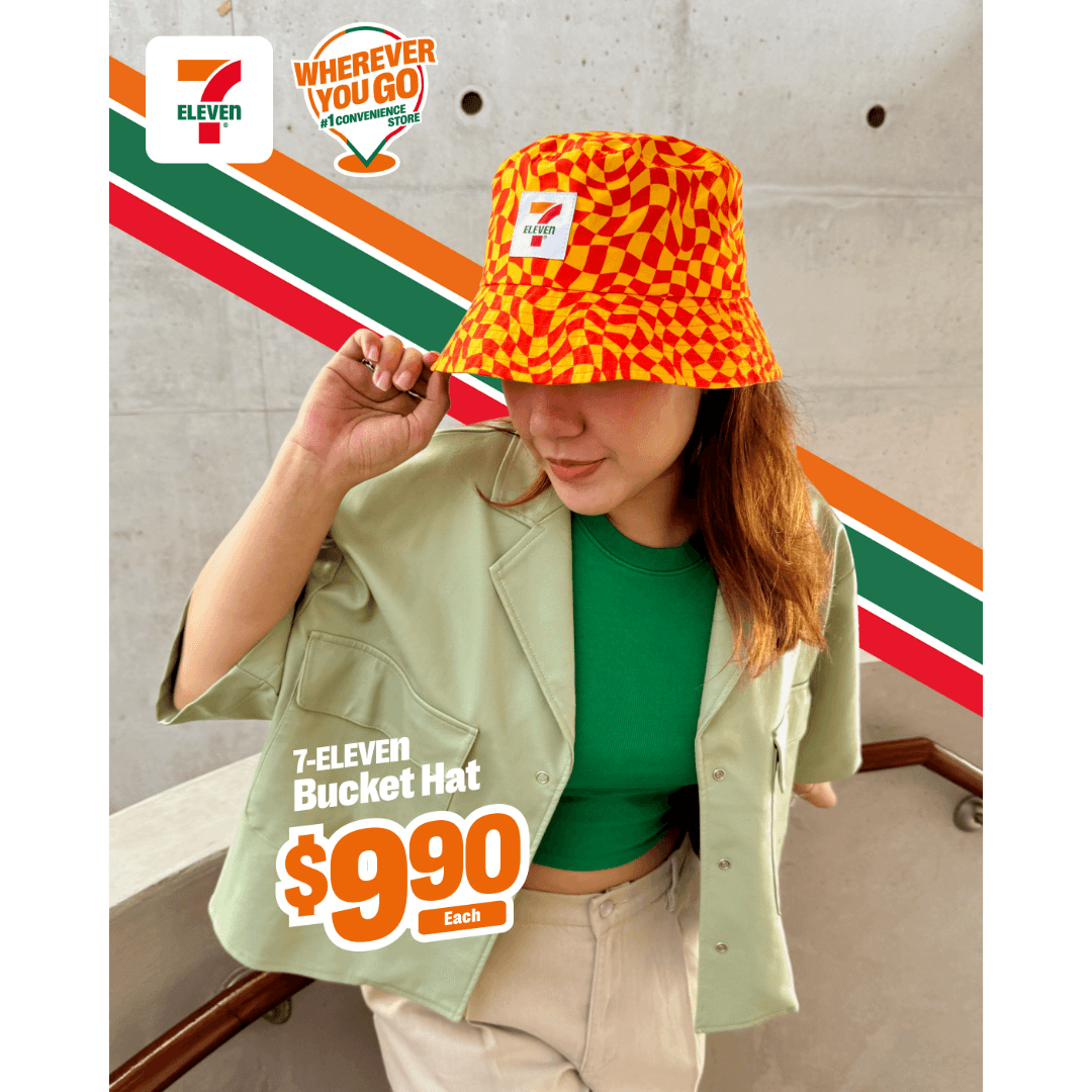 7-Eleven Wherever You Go Bucket Hat Social Post
