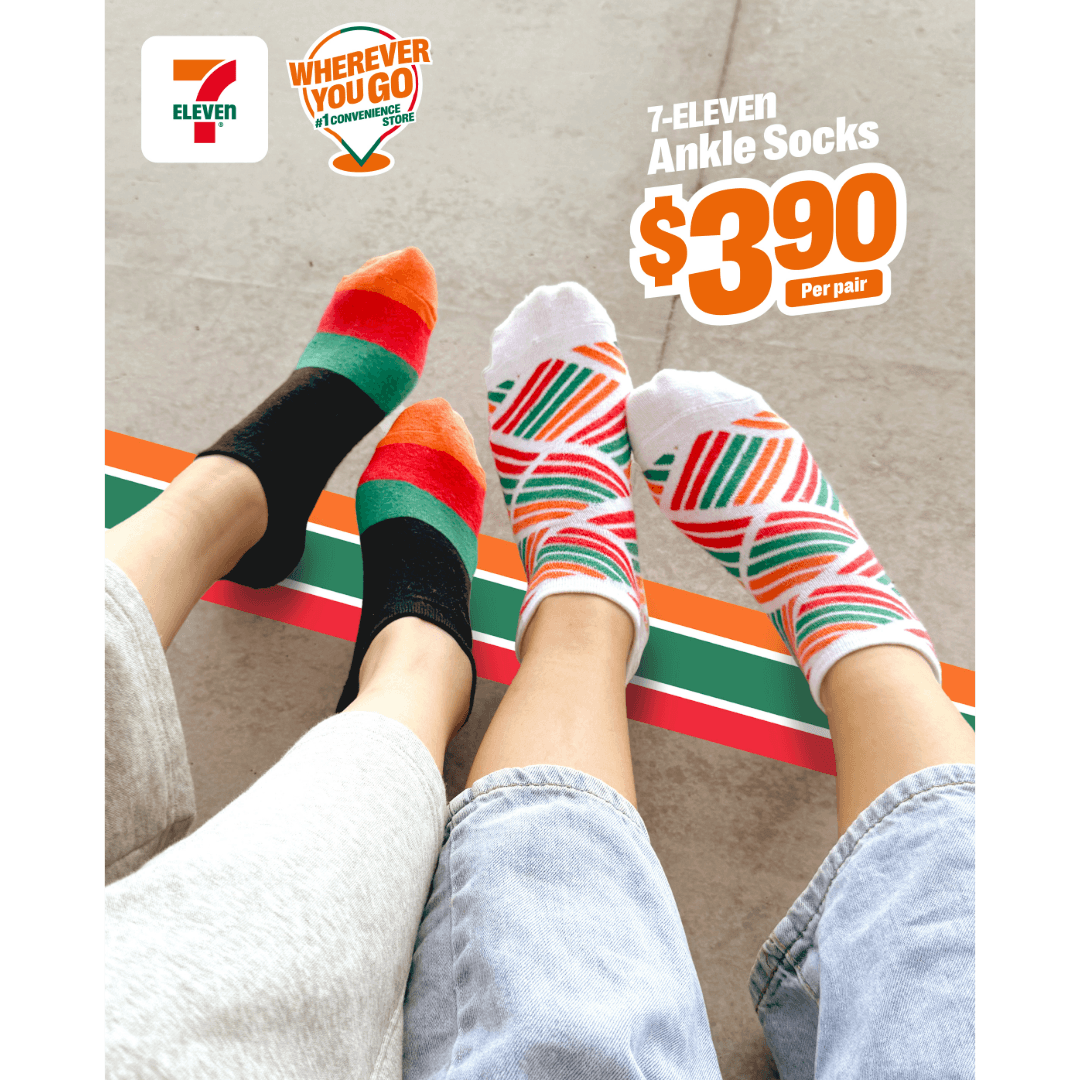 7-Eleven Wherever You Go Socks Social Post