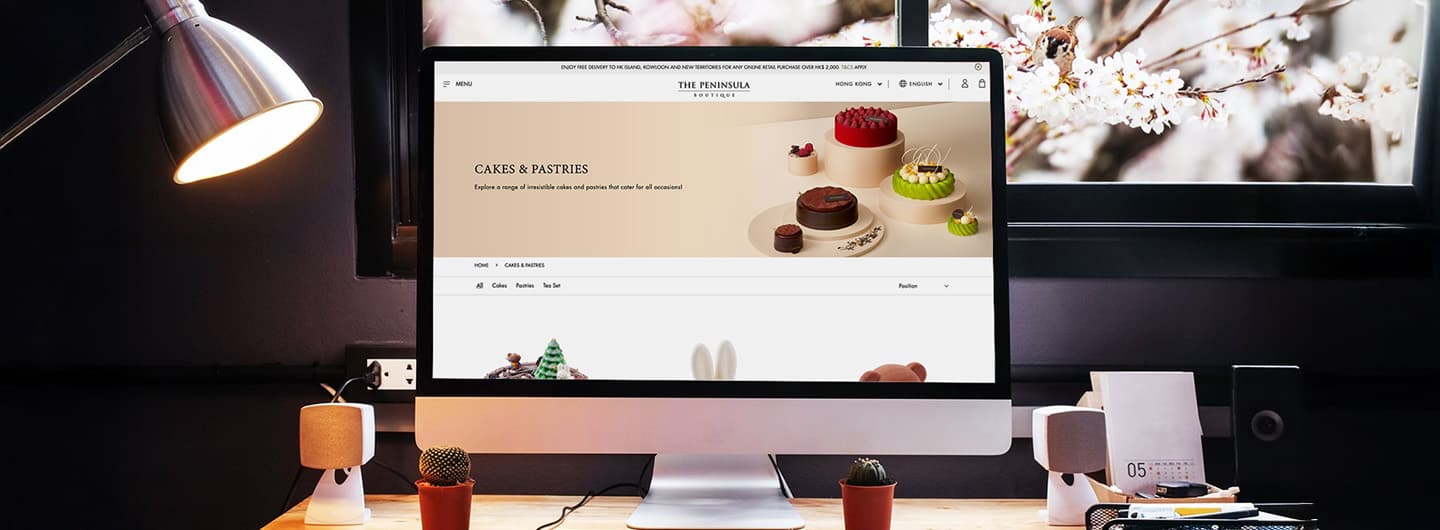 ecommerce site for Peninsula Boutique