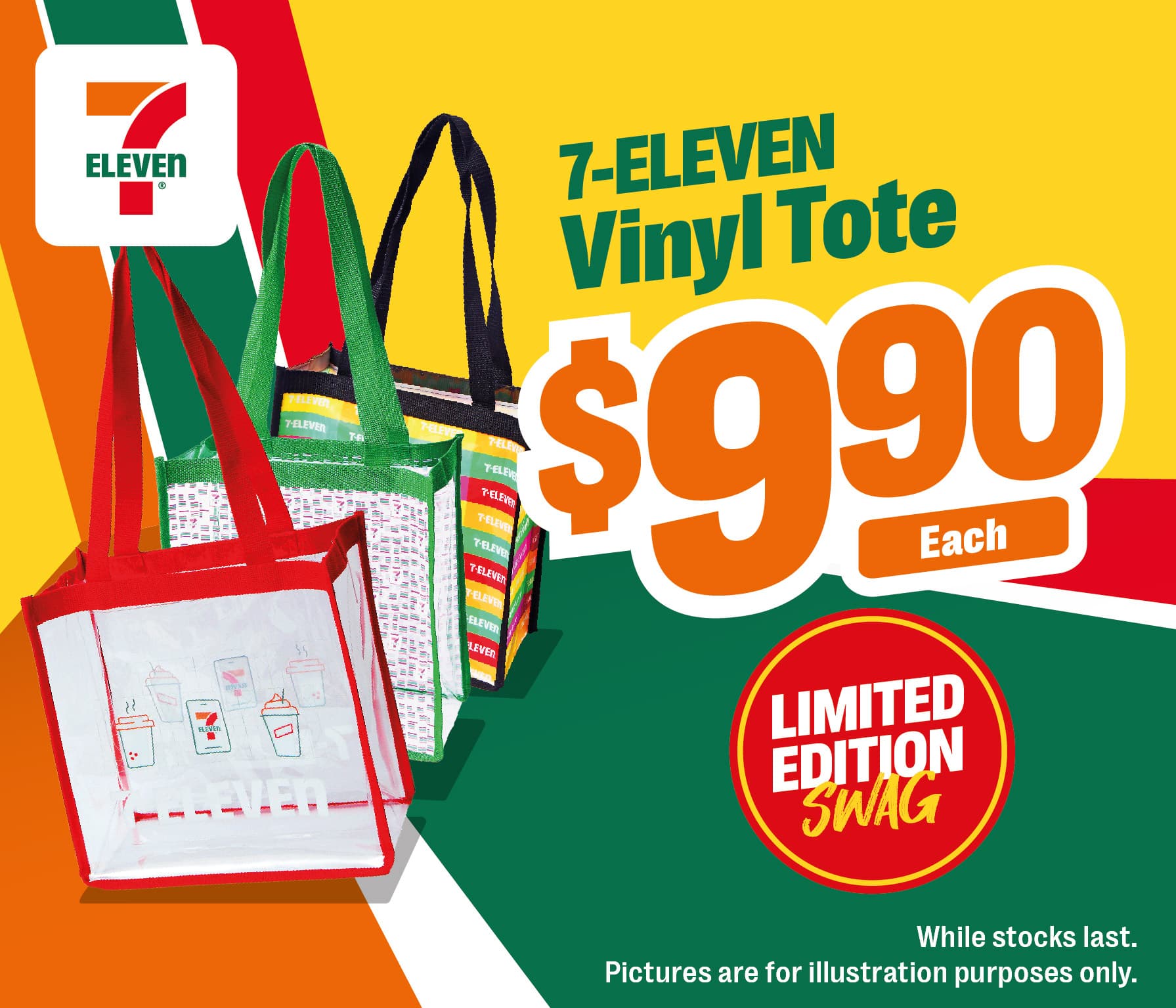 7-Eleven Wherever You Go Shelf Talker for Totes